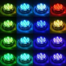 Wintercraft Outdoor LED Puck Light w/ remote