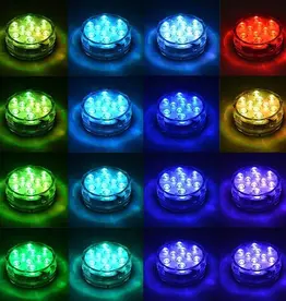 Wintercraft Outdoor LED Puck Light w/ remote