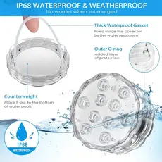 Wintercraft Outdoor LED Puck Light w/ remote