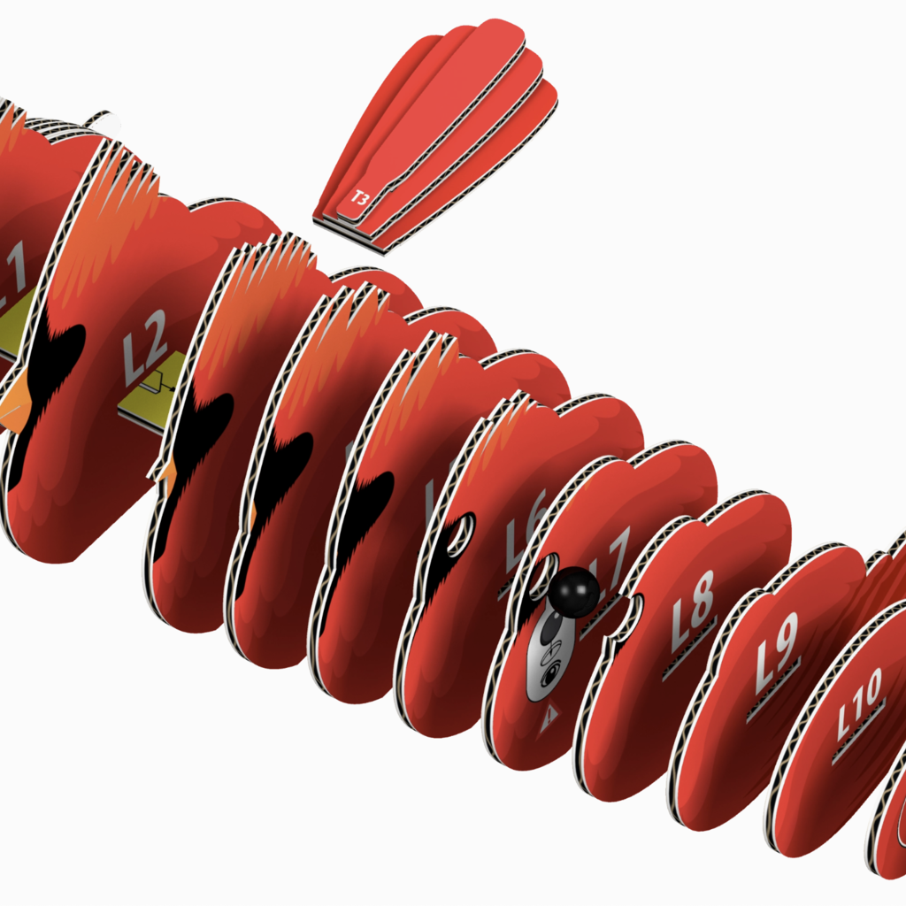 Safari Toys 3D Cardinal Puzzle