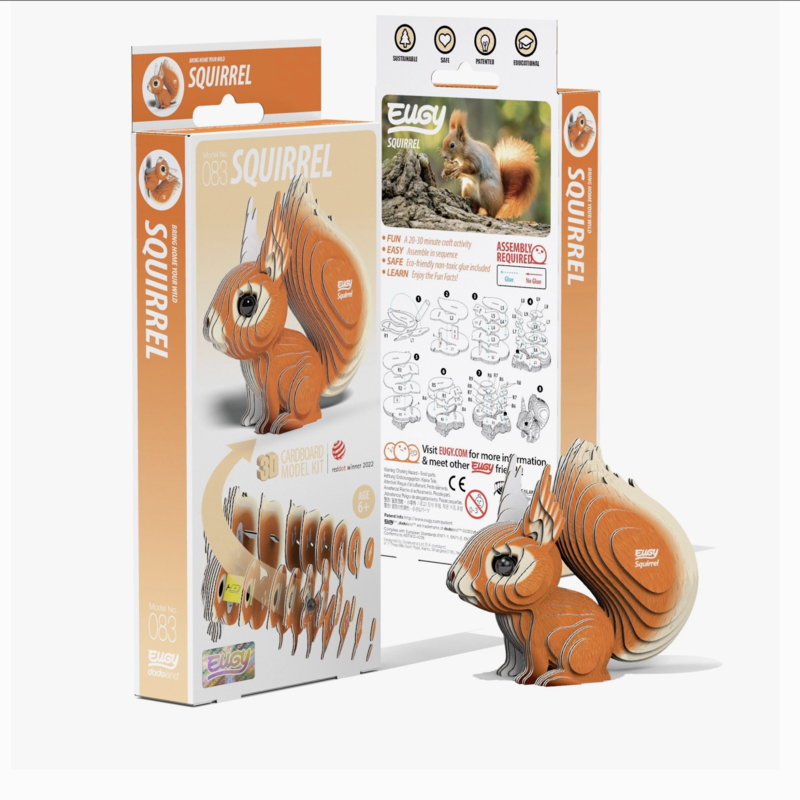 Safari Toys 3D Squirrel Puzzle