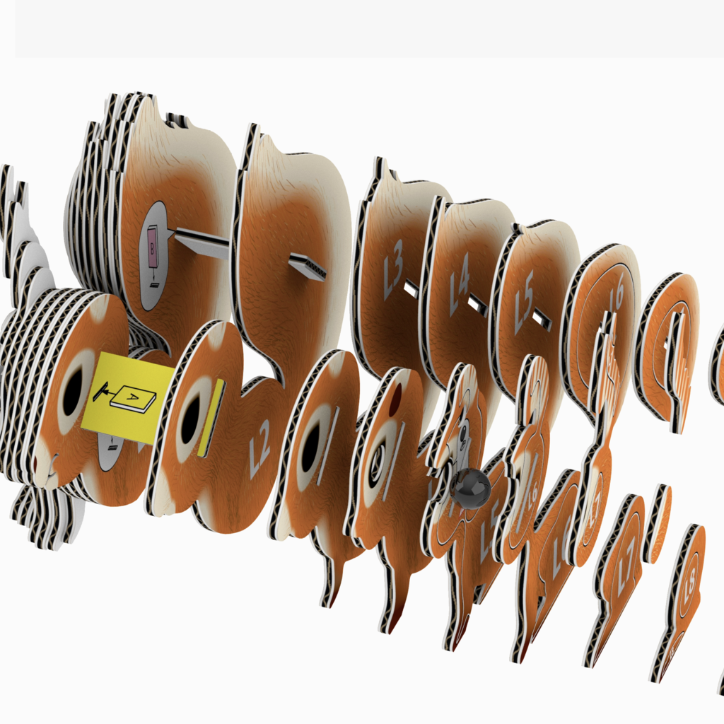 Safari Toys 3D Squirrel Puzzle