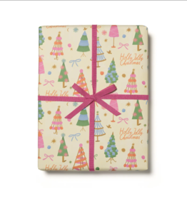 Holiday Wrapping Paper - Holly Jolly Trees