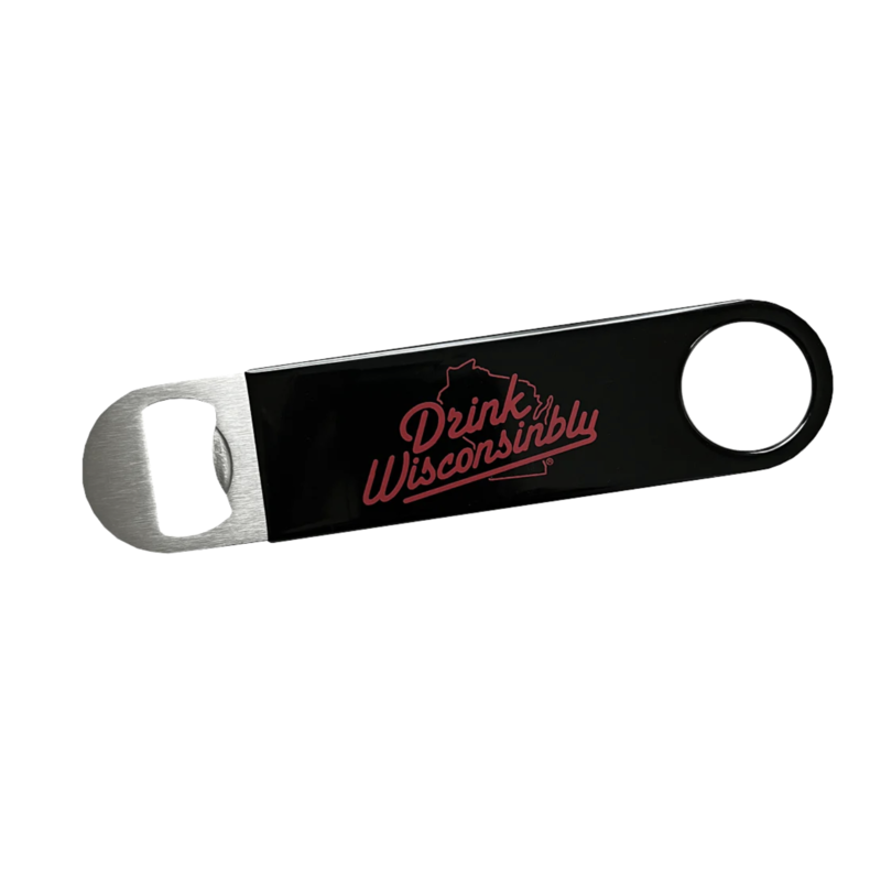 Drink Wisconsinbly Bottle Opener - Drink Wisconsinbly (Black)