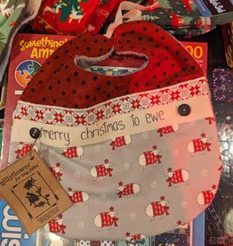 Deb Christenson Bib - Merry Christmas to Ewe