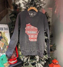 Wisconsin Home Christmas Sweater Crewneck