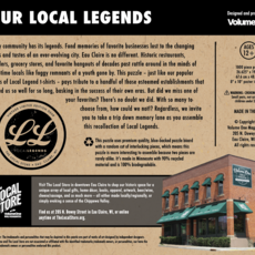 Volume One Eau Claire Local Legends Puzzle