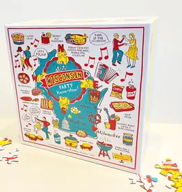 HANmade Milwaukee Puzzle - Wisconsin Party Know How 500-Piece