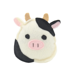 Fuzzbutt Boutique LLC Felt Catnip Toy- Squish Cow
