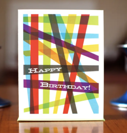 Man vs. George Designs Washi Tape Birthday Card