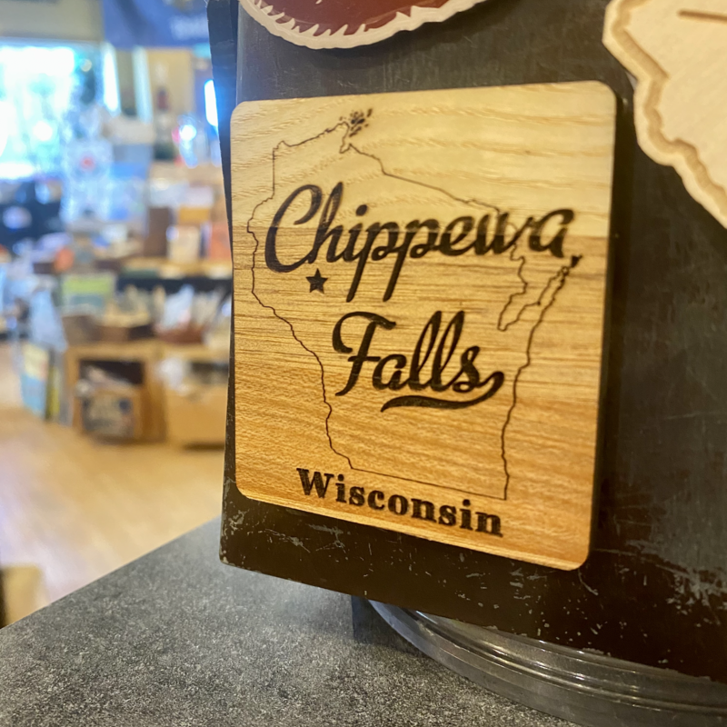 Wood Magnet - Chippewa Falls (Assorted)