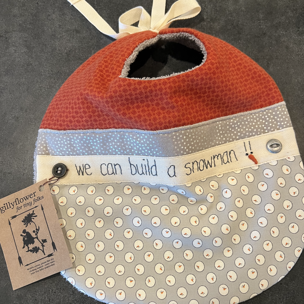 Deb Christenson Bib - We Can Build a Snowman