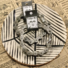 Pennyroyal Moon Bike Chain Bracelet