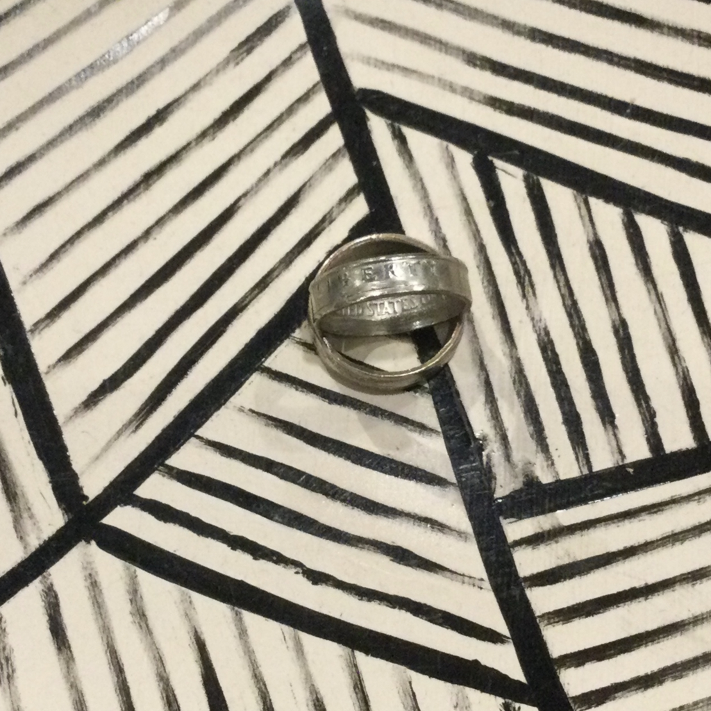 Pennyroyal Moon Coin Ring