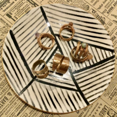 Pennyroyal Moon Copper Ring (Assorted)