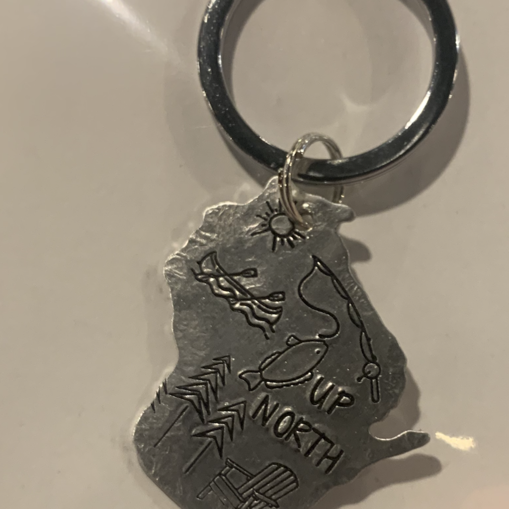 Blue Moon Studios Up North Keyring