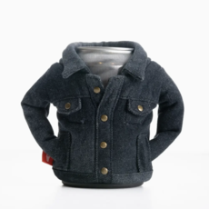 Puffin Drinkware Beverage Koozie Denim - Pewter Denim