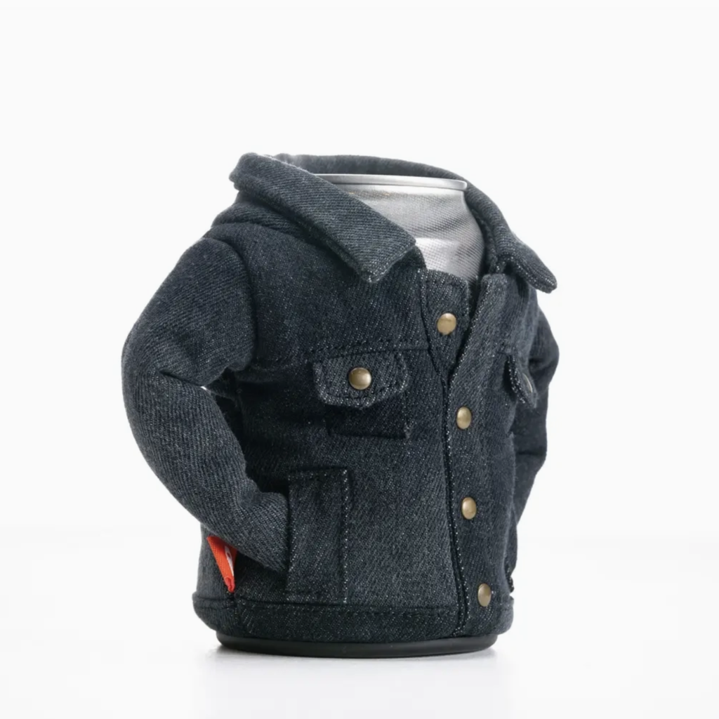 Puffin Drinkware Beverage Koozie Denim - Pewter Denim