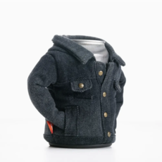 Puffin Drinkware Beverage Koozie Denim - Pewter Denim