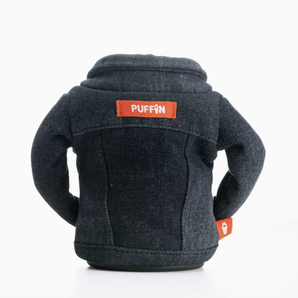 Puffin Drinkware Beverage Koozie Denim - Pewter Denim