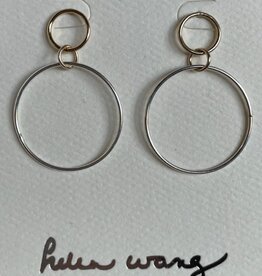 Helen Wang Jewelry Earrings - Circle Post Circle