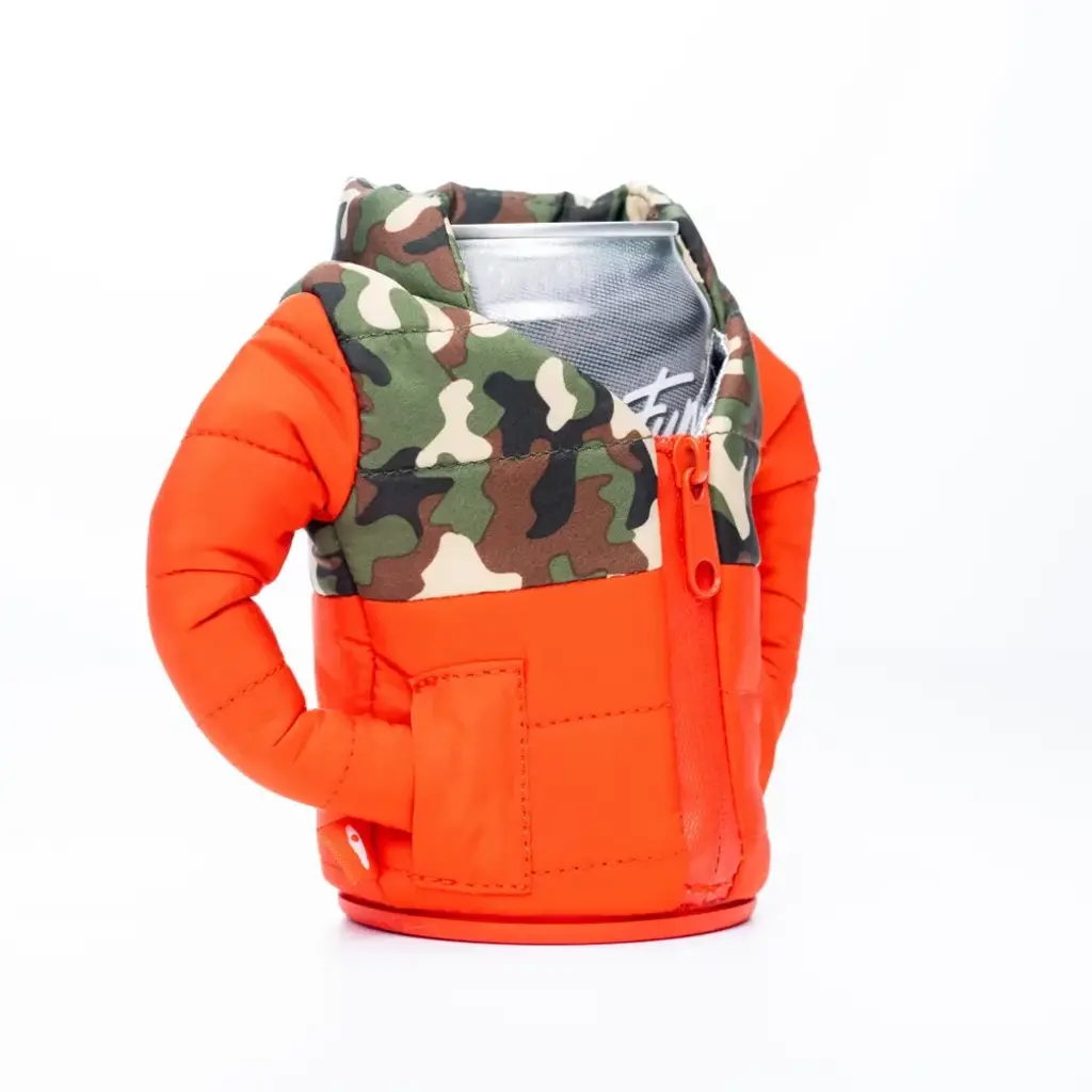 Beverage Puffy - Puffin Red/Woodsy Camo