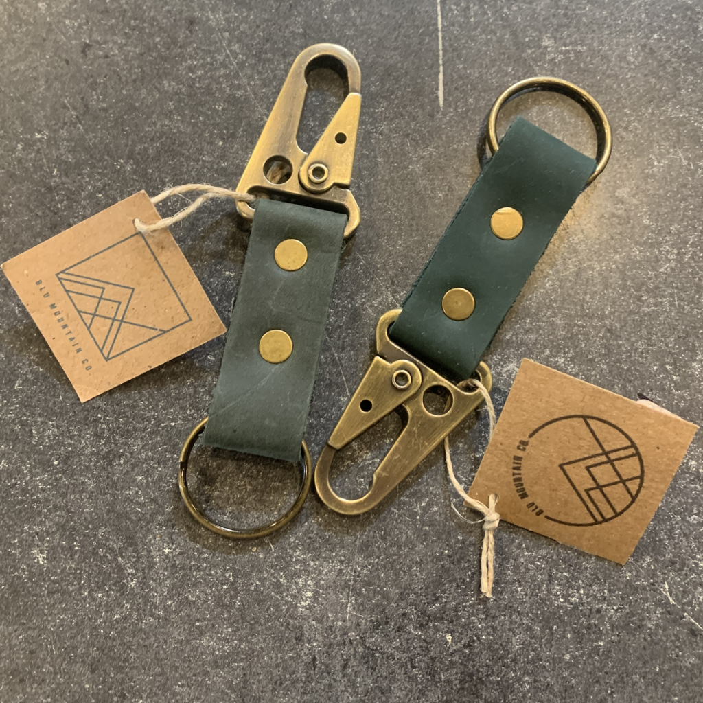 Carabiner Keychain- Green