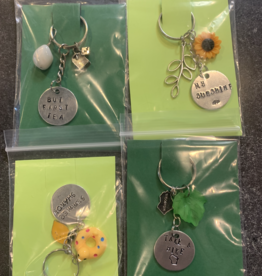 Calm Clam Creations Metal Stamped Keychain (Assorted) - Ashley Walton-Beal