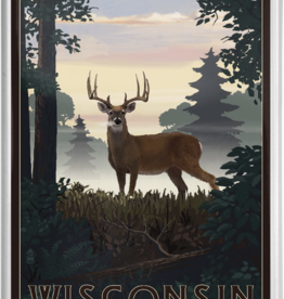Volume One Magnet - Wisconsin, Deer & Sunrise