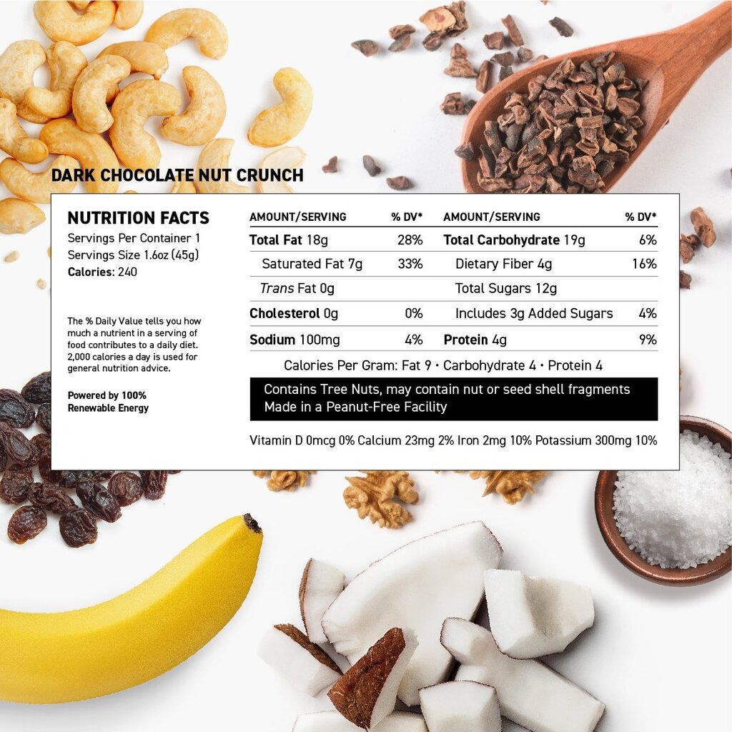 Gorilly Goods Organic Snacks Snack Mix - Dark Chocolate Crunch