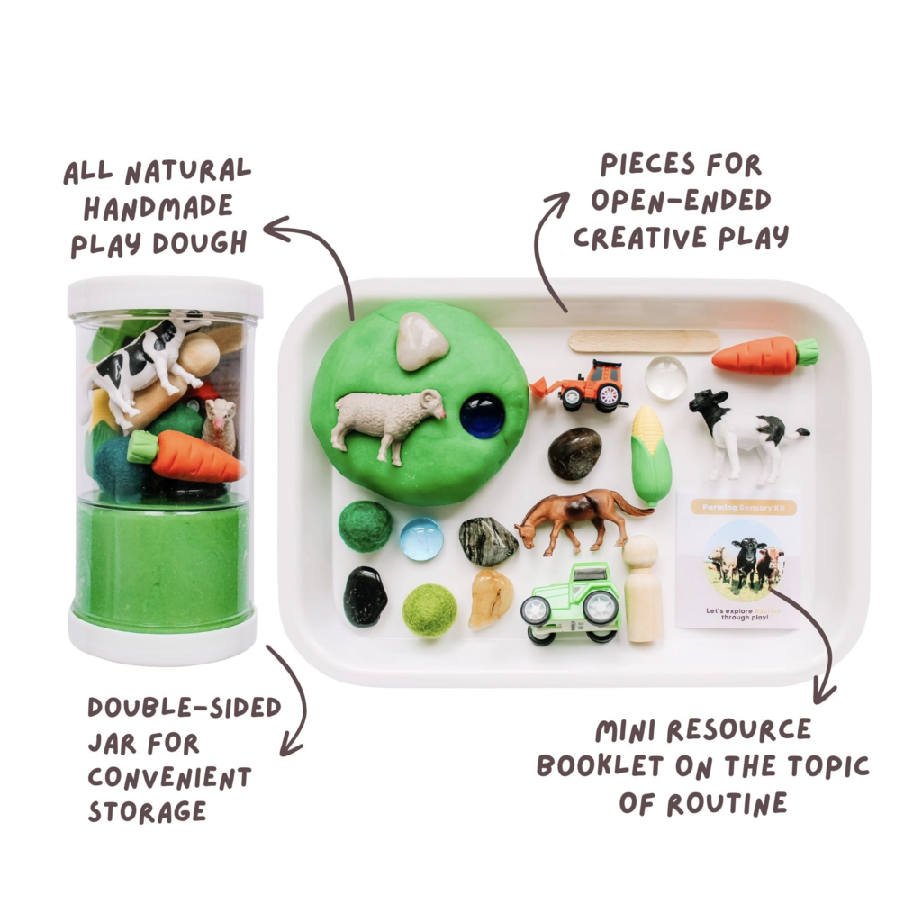 Farming Sensory Kit - Play Dough