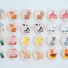 Bannor Toys Farm Matching Game