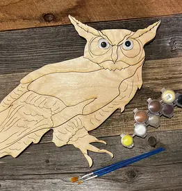 Sweet Love Adornments DIY Paint Kit: Great Horned Owl