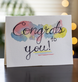 Congrats To You! Greeting Card