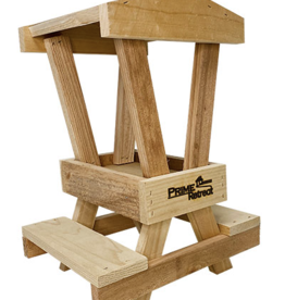 BestNest Inc Cedar Picnic Table Squirrel Feeder