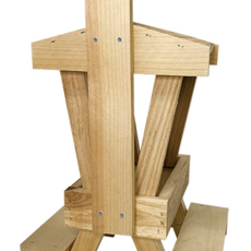 BestNest Inc Cedar Picnic Table Squirrel Feeder