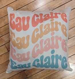 Daisy Mae Designs Eau Claire Hometown Pillow