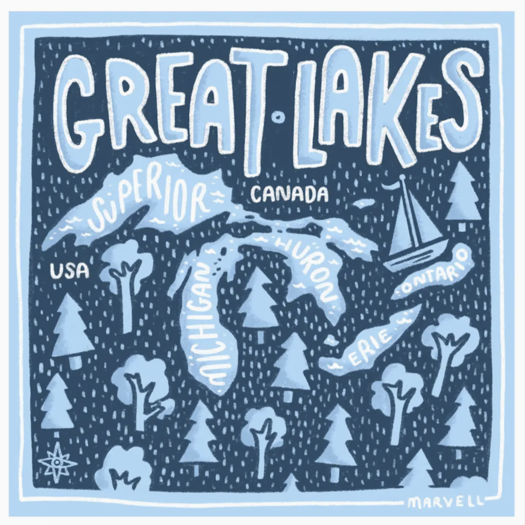 Great Lakes Print