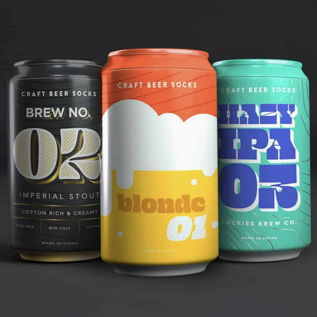 SUCK UK Craft Socks Blonde (Yellow)