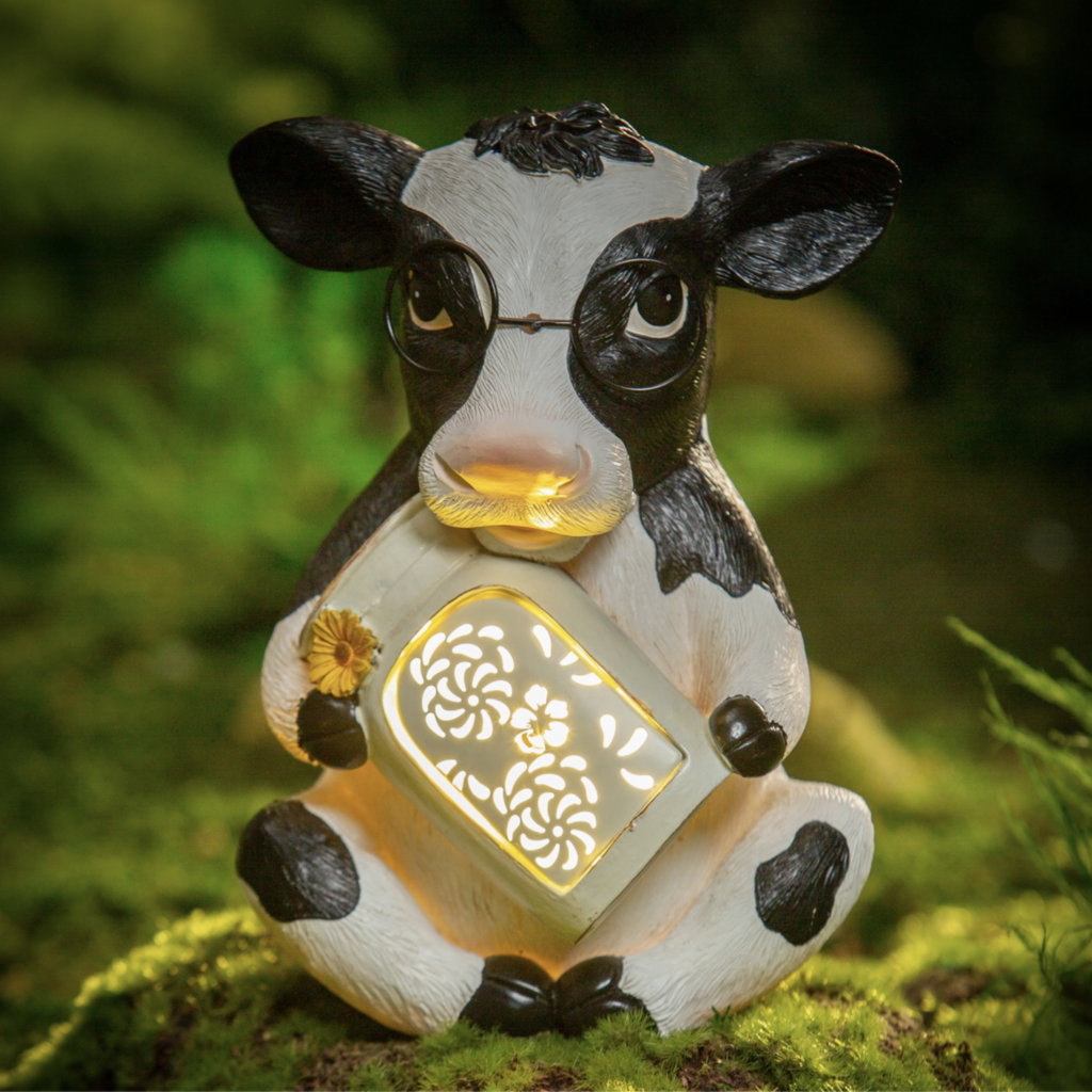 Solar Cow with Glasses