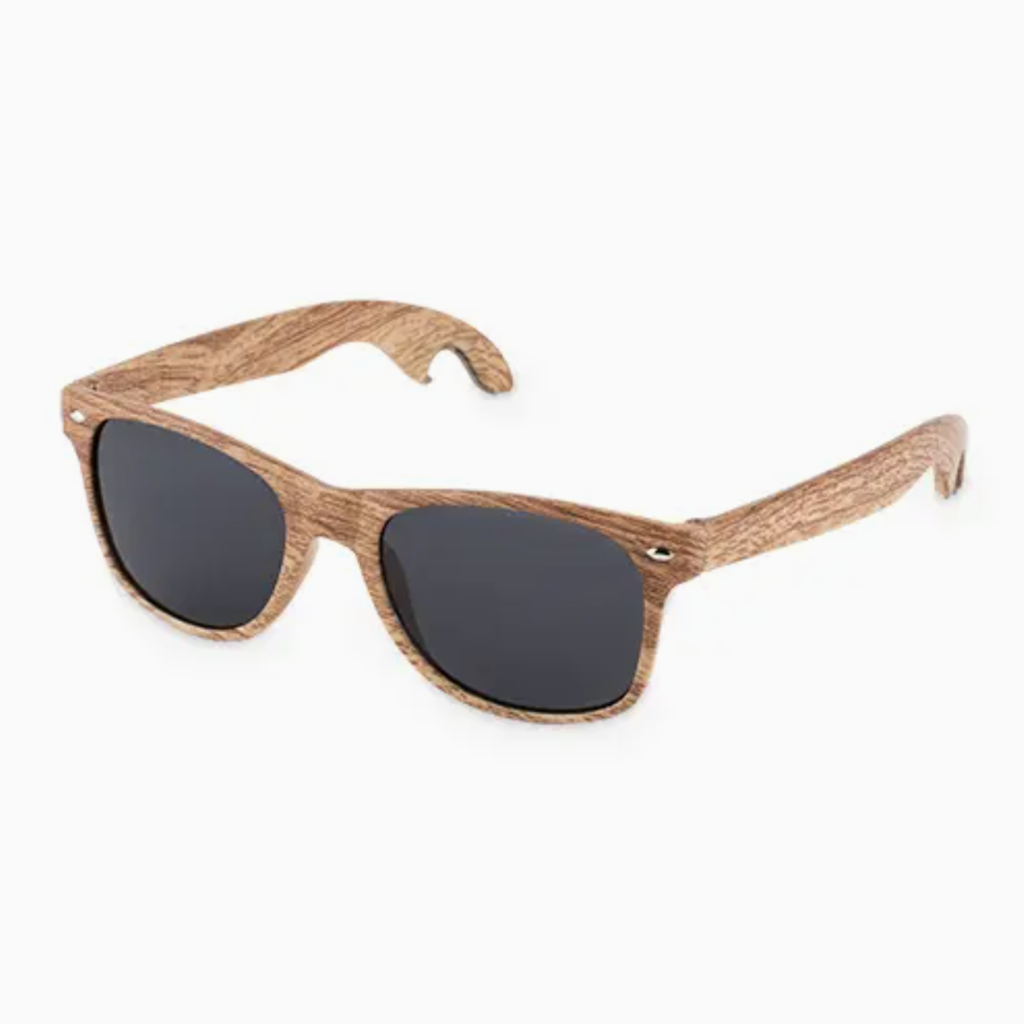 Foster & Rye Faux Wood Bottle Opener Sunglasses