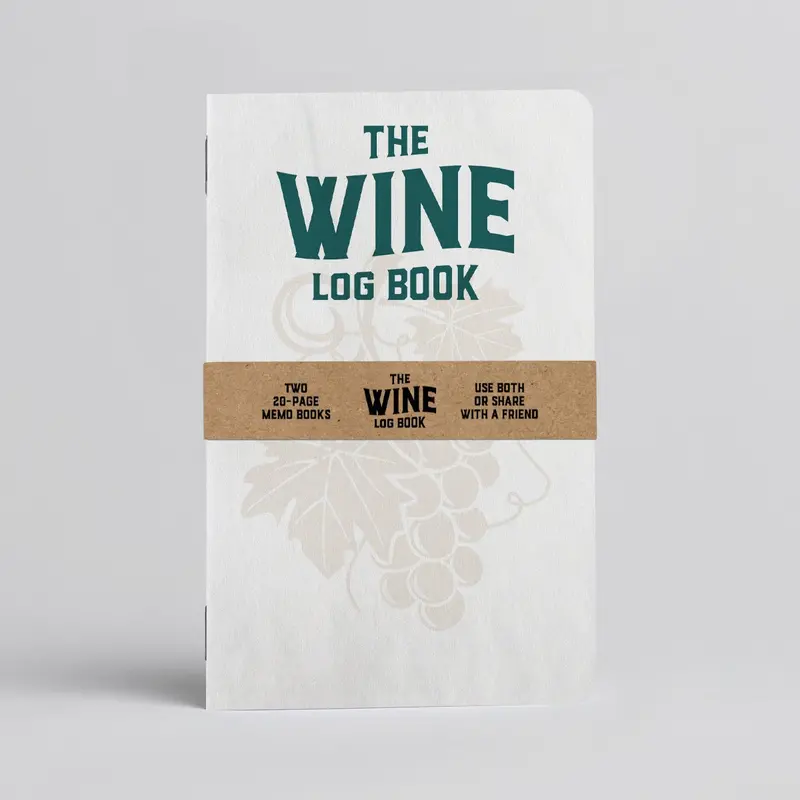 Justin Ryan Books 2 Pack Wine Log Book - 20-page books
