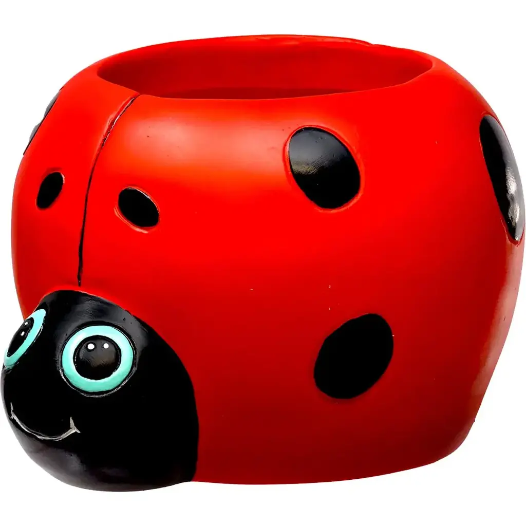 Spoontiques Ladybug Flower Pot