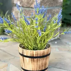 Home Kreation By KK Wooden Barrel Planter