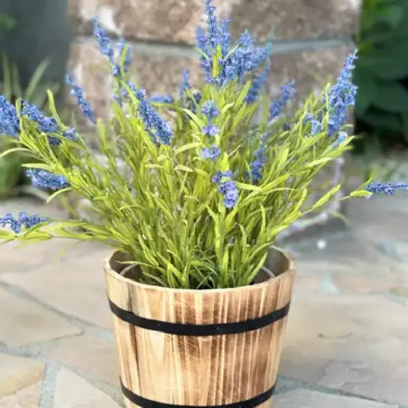 Home Kreation By KK Wooden Barrel Planter