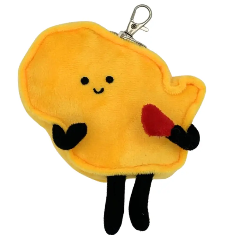 Stuffed States USA Plush Wisconsin Keychain
