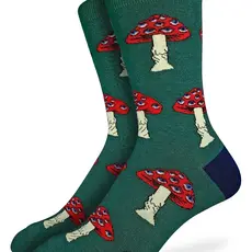 Good Luck Sock Crew Socks - Magic Mushrooms (Size 7-12)