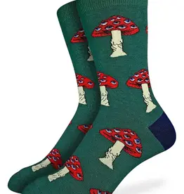 Good Luck Sock Crew Socks - Magic Mushrooms (Size 7-12)