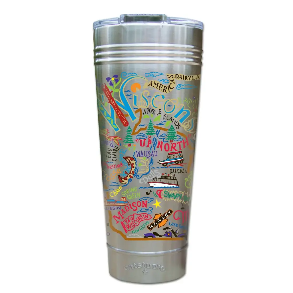 Wisconsin Thermal Metal Tumbler