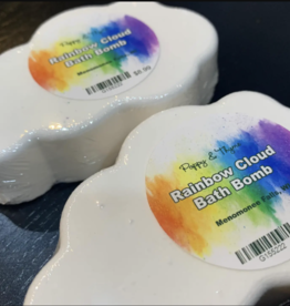 Poppy & Thyme Bath Bomb - Color Changing Rainbow Cloud